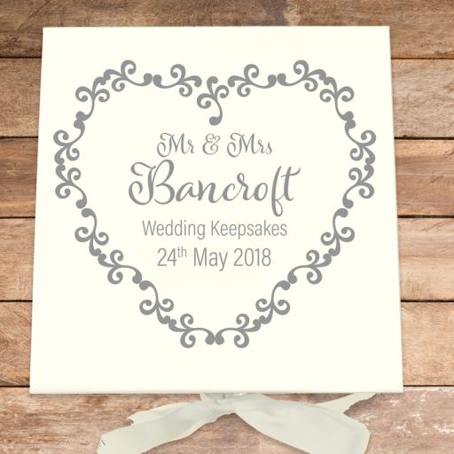 Wedding Box Single Heart