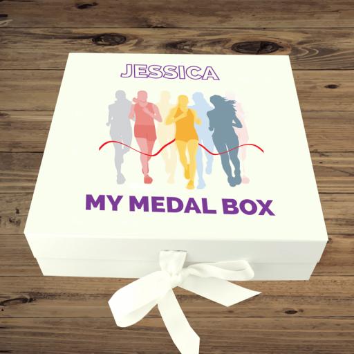 Medal Box Running Girl