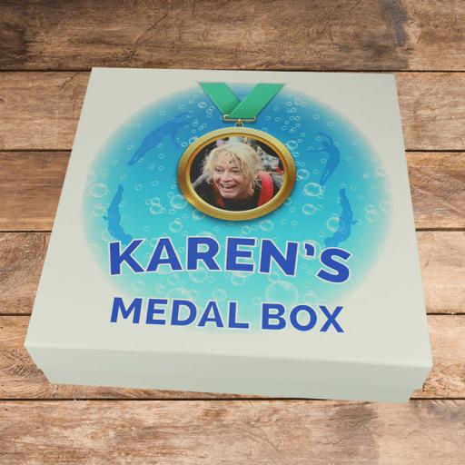Swimming Medal Box