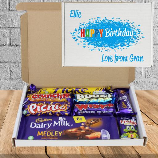 Send Chocolate Birthday Wishes Explosion