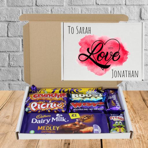 Send Cadburys Chocolate Valentine With Love Box