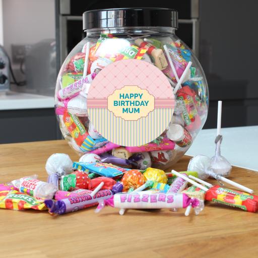Hearts & Stripes Sweetie Jar