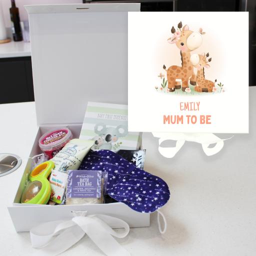 Personalised Mum To Be Pamper Box