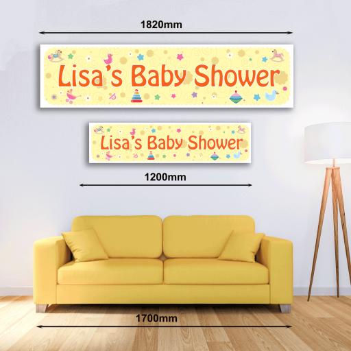 Personalised Banner - Baby Shower