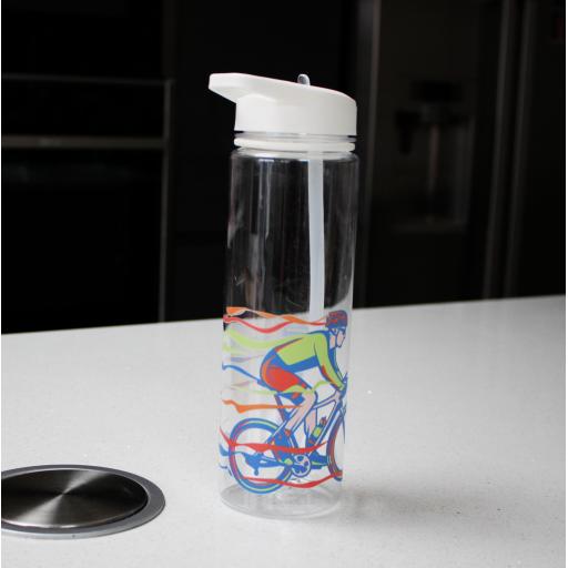 Personalised Sports Bottle - Cyclist