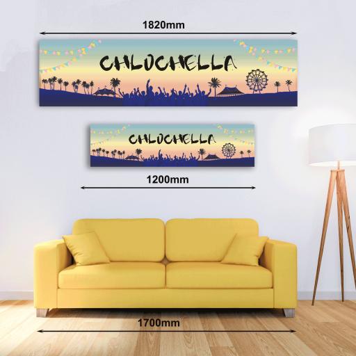 Personalised Banner - Festival Pastel Coachella Style Banner