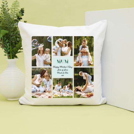 Personalised Mother's Day Photo Cushion
