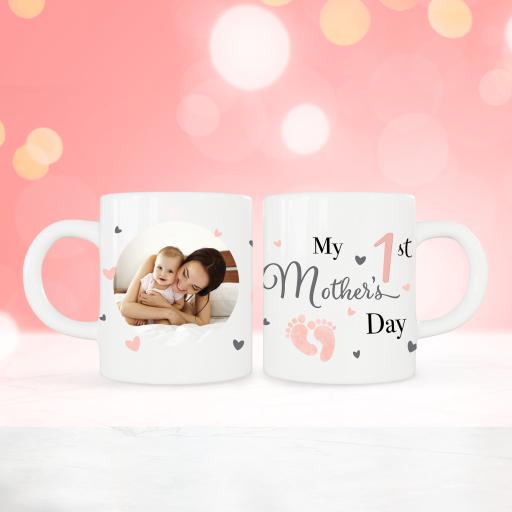 Personalised My 1st Mother's Day Photo Mug
