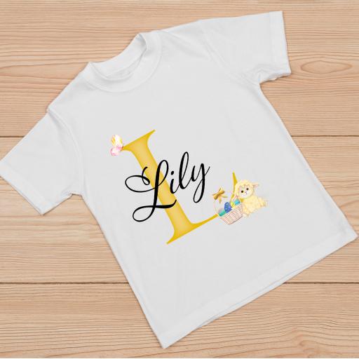 YellowInitialEasterKids-T-Shirt.png