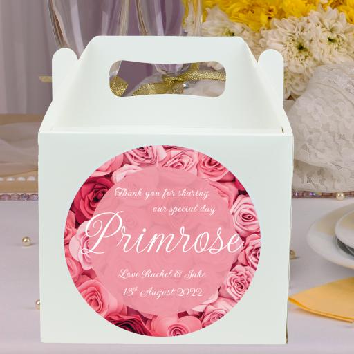 Children's Wedding Activity Box with Pink Roses