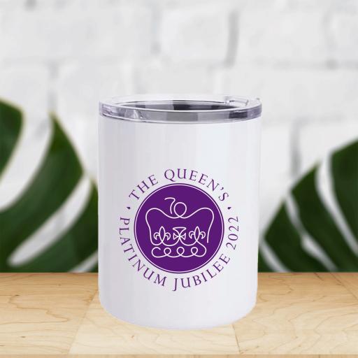 The Queen's Platinum Jubilee Lowball Tumbler