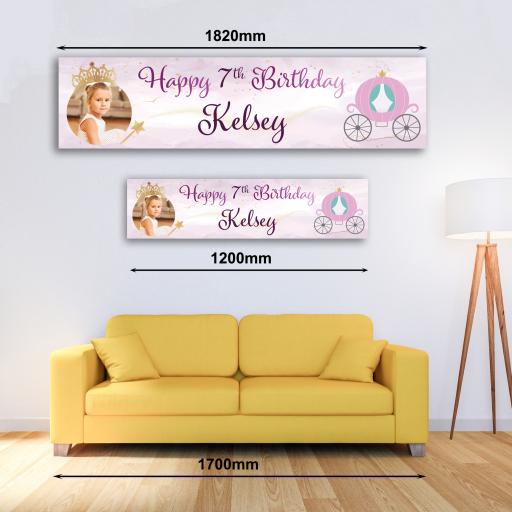 Personalised Banner - Princess Photo Banner