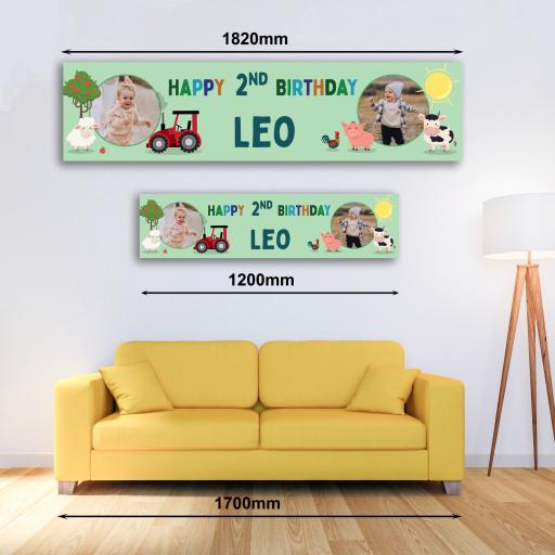 Personalised Banner - Farm Photo Banner