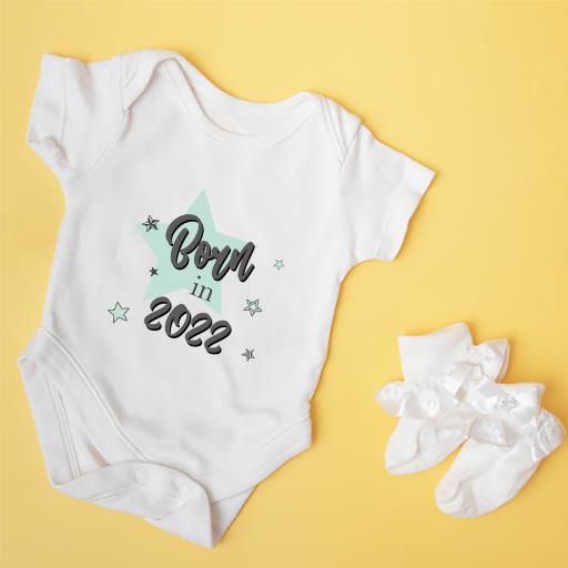 Green Baby Bodysuit Born in 2022, 2023