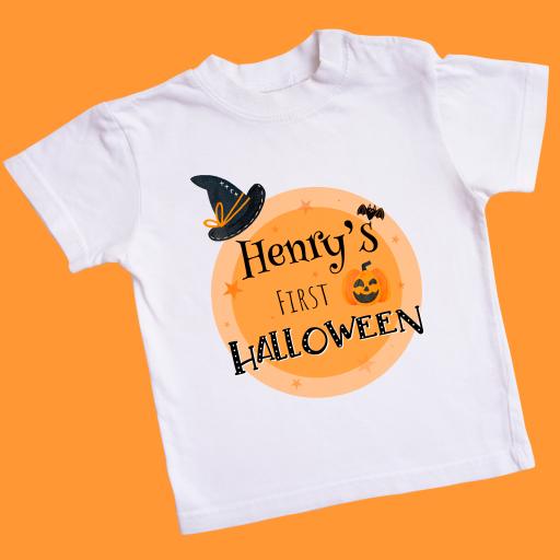 Personalised 1st Halloween T Shirt