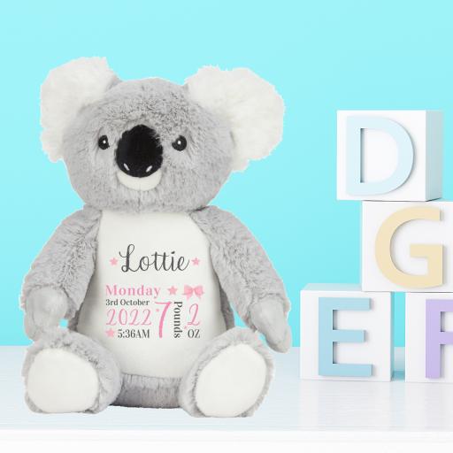 Koala Baby Girl Plush Soft Toy