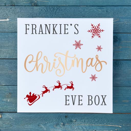 Personalised Christmas Eve Box - Santa Sleigh