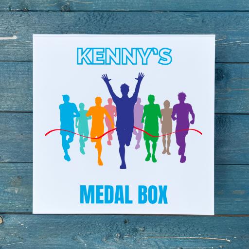 Personalised Mens Running Medal Box